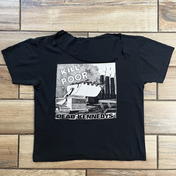 Anvil Other - Dead Kennedys Medium Kill the Poor Vintage Anvil Black Flag Misfits Punk Cut